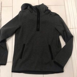 Dark grey quarter zip jacket